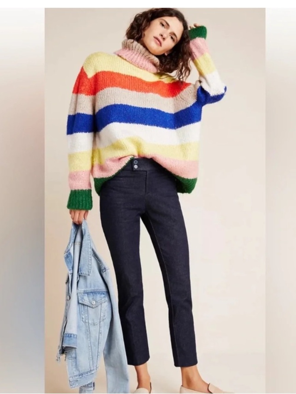 Anthropologie The Essential Trouser Denim Crop Jeans ❤️❤️